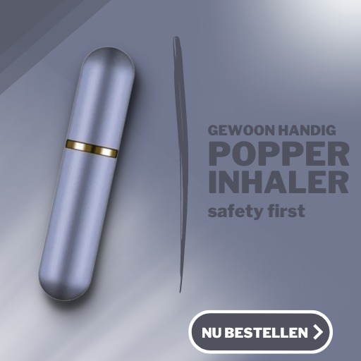 Handige Popper inhaler, safety first